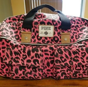 Victoria Secret Pink Rolling Suitcase